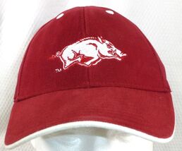 Arkansas Razorbacks White Hog Red Cap With White Trim - $11.40