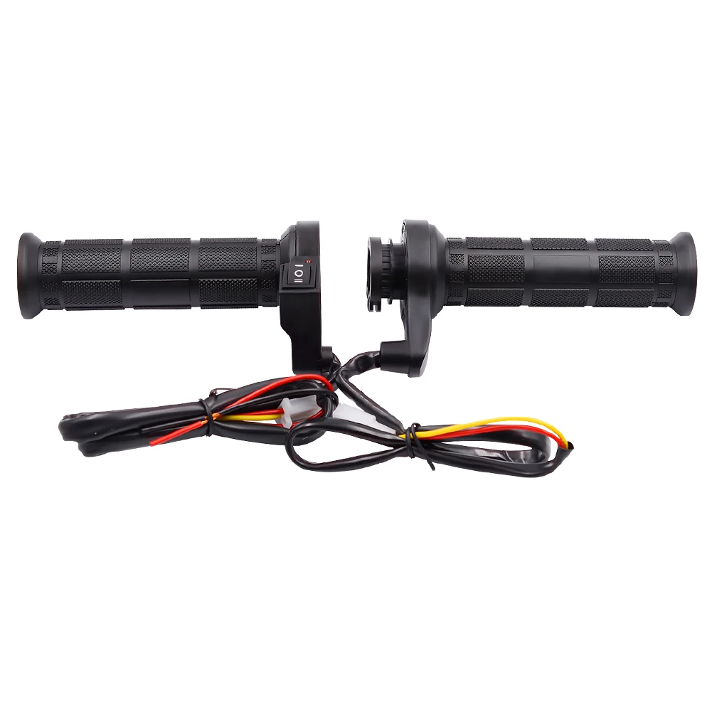 12V 22mm Motorcycle Adjustable Heating Grips With USB Charger Handlebar ATV Elec - £111.23 GBP