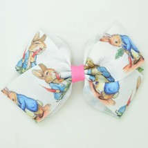 NEW Peter Rabbit Girls 4.5-inch Hair Bow Clip Easter - £4.78 GBP
