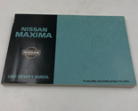 1997 Nissan Maxima Owner&#39;s Manual Handbook OEM L03B23023 - $14.84