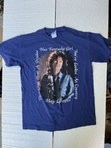 vtg Loretta Lynn blue Kentucky girl country home a Drinkin tour t shirt ... - £58.40 GBP