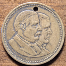 1884 Grover Cleveland Thomas Hendricks Presidential Campaign Medal Token - $50.00