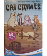 Thinkfun Cat Crimes Who&#39;s to Blame Logic Game Ages 8 to Adult - $30.84