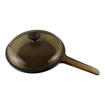 Vision Ware 10” Skillet Fry Pan Waffle Bottom Corning Ware Vintage with Lid - £22.93 GBP