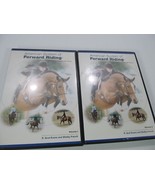 American System of Forward Riding, Vol. 1 &amp; Vol. 2 w/Books - £22.22 GBP