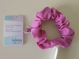 Nwt Ivivva By Lululemon Hynt Fuchsia Reach New Heights Scrunchie Hair Tie Os - £13.02 GBP