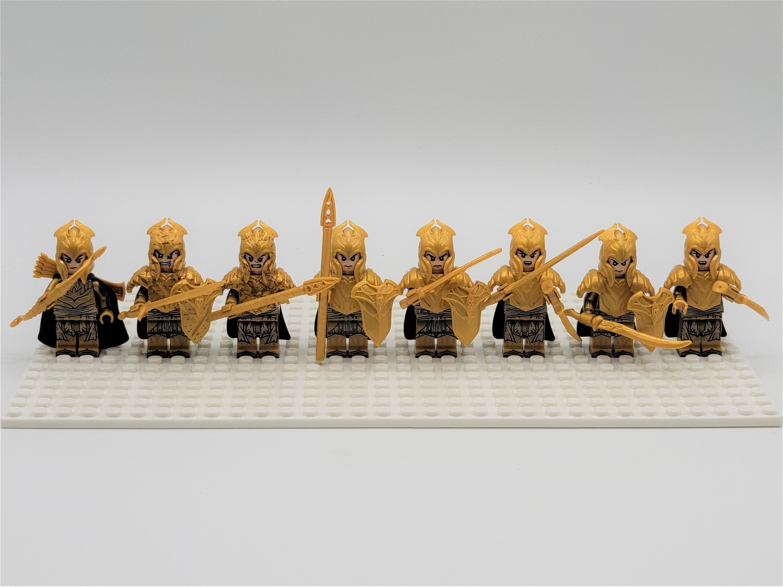 Mirkwood Elf Soldiers The Hobbit The Battle of the Five Armies 8pcs Minifigures
