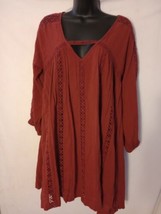 American Eagle Women&#39;s Size Medium Burnt Orange Mini Dress - $17.77