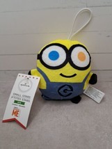 Hallmark Small Stars Plush Christmas Ornament Despicable Me Minions Bob New - £5.00 GBP