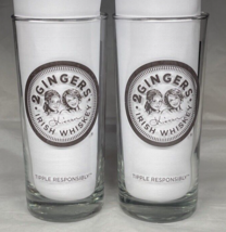 2 Highball Collins Glasses 2 Gingers Irish Whiskey Glasses Tipple Respon... - £11.77 GBP