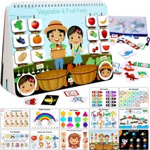 Busy Book for Kids, Autism Sensory Educational Toys, 12 Pages Toddler - £28.59 GBP