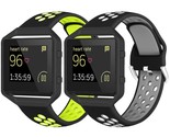 Compatible With Fitbit Blaze Bands For Men Women, 2 Pack Silicone Sport ... - £26.68 GBP
