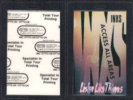1985 INXS Laminated OTTO Access All Areas Backstage Pass from the Listen... - £4.70 GBP