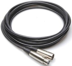 Hosa XLR-110 XLR3F to XLR3M 10Ft Balanced Interconnect Cable, OFC Spiral... - £11.05 GBP