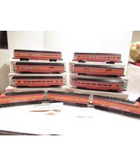 LIONEL SOUTHERN PACIFIC 8260/61/62 F-3 ABA AND 7 ALUMINUM PASSENGER CARS... - $1,258.99