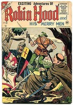 Robin Hood and His Merry Men #30 1956- Chalrton Comics- Friar Tuck VG- - £34.63 GBP