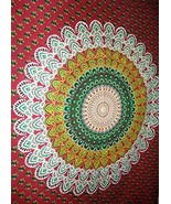 Traditional Jaipur Mandala Wall Sticker, Indian Wall Decor, Hippie Tapes... - £12.52 GBP