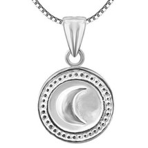 Small Size Chand Suraj Hai Chaku Crescent Moon Design Pure 92.5 Sterling Silver - £18.77 GBP