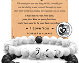 Gifts for Wife, Matching Couple Ring Bracelets Gifts for Boyfriend Husba... - $26.96