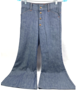 Vintage Sears Girls Size 14 Jeans Slim Denim High Waisted Flare 1970s - $1,460.16 MXN