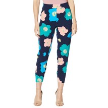 G By Giuliana Women&#39;s Pull-on Stretch Woven Ankle Pants Navy Floral Size 2X - £13.20 GBP