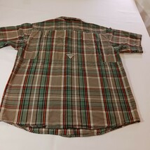 Columbia PHG Men's Sz L Brown Plaid Vented Short Sleeve Button-Down Shirt HM0025 image 2
