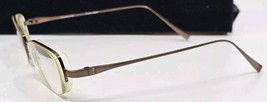 Vera Wang Luxe Sheen Eyeglasses 51 17 135 Japan Half Rim Rose Gold FRAME... - $452.56 MXN