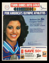 1983 Tide Detergent Linda Fratianne Olympic Circular Coupon Advertisement - $18.95