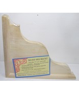 Vintage Phoenix Millwork Wood Two-Way Wood Shelf Bracket 10”—12” Shelf W... - £11.13 GBP