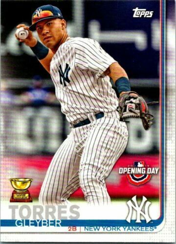 Primary image for 2019 Topps Opening Day #106 Gleyber Torres All Star Rookie  New York Yankees