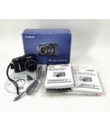 Canon Powershot SX110 IS 9.0 MP Digital Camera Black Used Y295 In Box W/... - £71.64 GBP