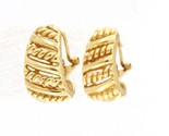 Women&#39;s Earrings 14kt Yellow Gold 328331 - £400.11 GBP