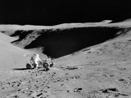 Astronaut Dave Scott with Lunar Rover at Hadley Rille Apollo 15 Photo Print - £7.03 GBP+