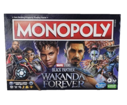 MONOPOLY: Marvel Studios' Black Panther: Wakanda Forever Edition Board Game NEW - $21.51