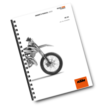 KTM 2022 - 85 SX 19/16 17/14 - OWNERS MANUAL USER GUIDE - $49.00
