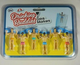 Drinking Buddies Drink Markers For Cocktails Summer Fun Pool Parties Happy Hour - £14.47 GBP