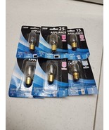 6 Feit Electric Appliance 25 Watt Light Bulb Bayonet 120 Volt BP25T8DC D... - $32.66