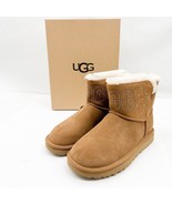 UGG CLASSIC UGG GEM MINI Boot 1125911 CHESTNUT SZ 9US New In Box - $211.10 CAD
