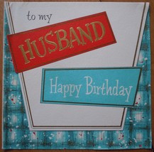 Mid Century Hallmark Husband Happy Birthday Greeting Card 1960s - $3.99