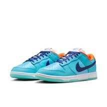 NEW Nike Dunk Low SE Baltic Blue Total Orange HQ1538-416 Men’s Size 9.5 - $98.99