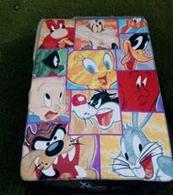 Vintage Warner Bros. Looney Tunes Animation Collage 46x63 Throw Blanket ... - $118.80