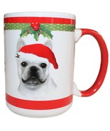 French Bulldog Christmas Coffee Mug 15 oz E&amp;S Pets Dog Puppy Tea Cup Hol... - £15.57 GBP