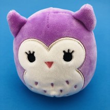 Squishmallow 4&quot; Holly the Owl Lavender Purple Kelly Toys - £7.19 GBP