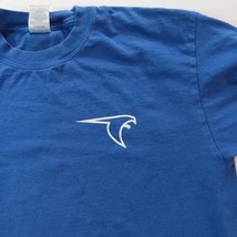 Gildan Activewear FLORENCE FALCON Men's Blue Cotton T-Shirt Long Sleeve Size L image 6