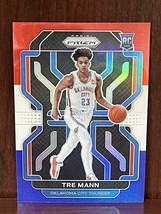 2021-22 Panini Prizm Red White and Blue #274 Tre Mann RC Thunder - £3.66 GBP