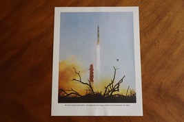 Vintage NASA 11x14 Photo/Print 68-HC-866 Beginning of the Voyage of Apol... - $12.00