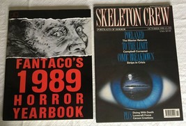 Fantaco 1989 Horror Yearbook  and (Oct 1990) Skeleton Crew magazines - £18.78 GBP