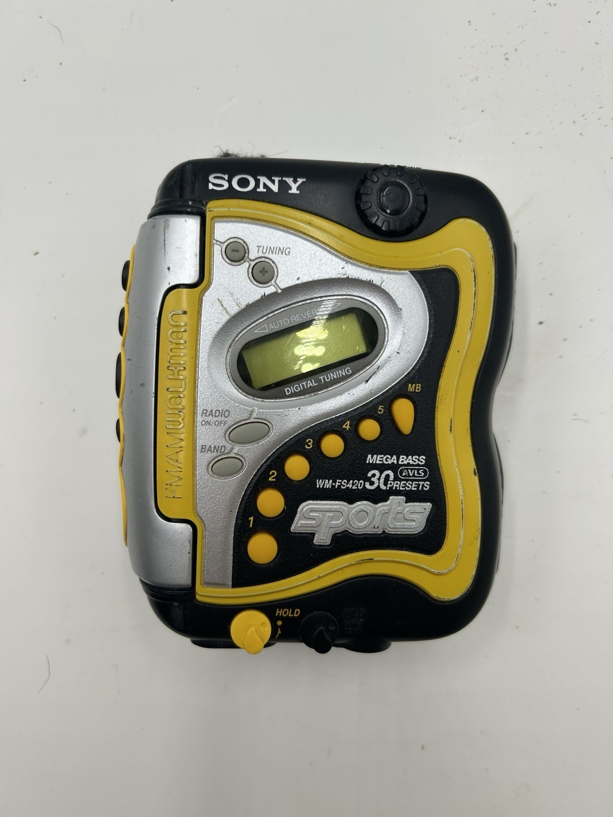 Vintage Sony Sports Walkman FM/AM Cassette Player WM-FS420 Tested Works GR8 EUC Item image 2
