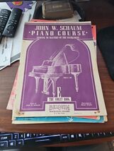VTG JOHN W. SCHAUM  PIANO COURSE The Purple Book 1945 Belwin N.Y. B15 - $9.90