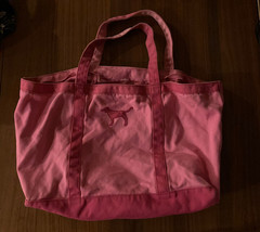 Victoria&#39;s Secret Pink Dog Tote Bag Luggage Duffle Bag Overnight Bag - $79.99